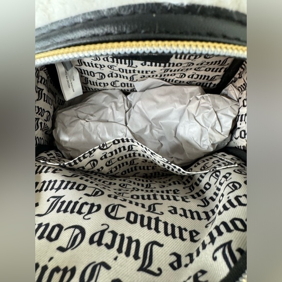 NEW Juicy Couture Black & White Shearling Flashback Backpack - Picture 7 of 9